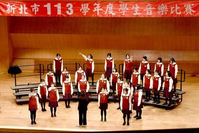 【學務處】賀!!! 本校合唱團參加「113學年度新北市學生音樂比賽」女聲合唱項目榮獲優等，感謝陳文鶴老師用心指導!!圖片